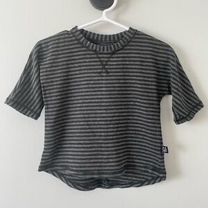 Vonbon 3/4 sleeve striped T-shirt 6-12 months